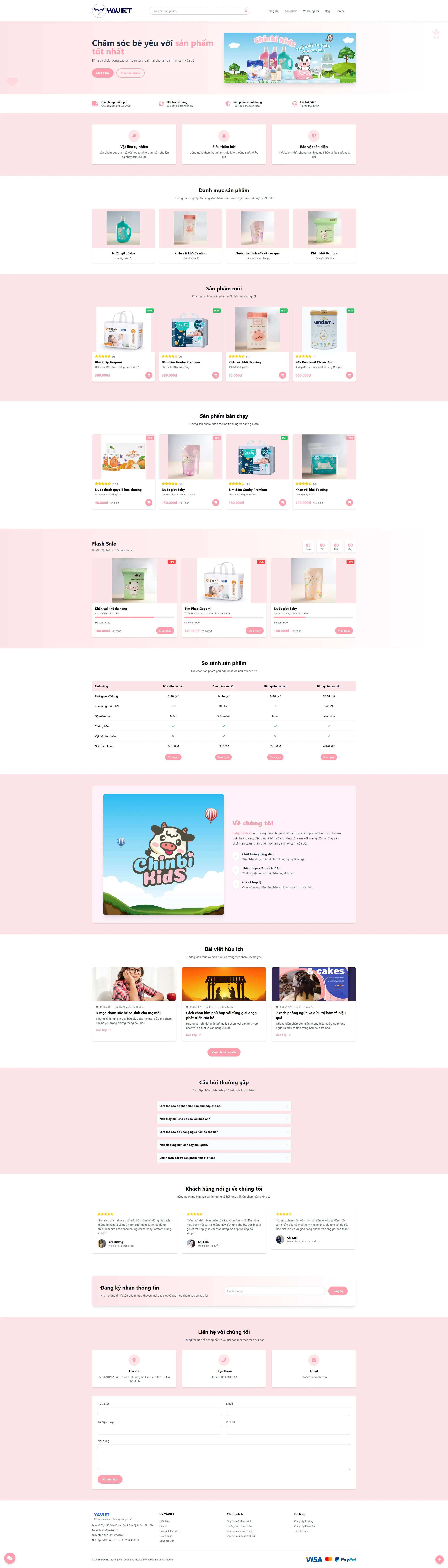 Landing page dịch vụ